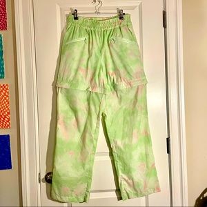 Fabletics running/hiking pants that convert into shorts! Lightweight and cute!